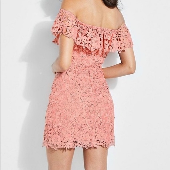 GUESS Marciano Alla Off-the-Shoulder Crochet Dress - Size XS, 0 - Picture 7 of 7